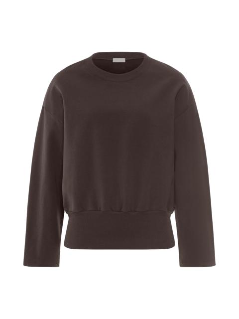 HANRO Natural Living Cotton Blend French Terry Sweatshirt