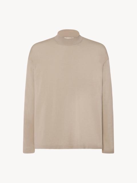 The Row Delsie Mock Neck in Wool