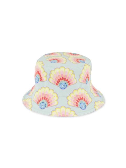 CASABLANCA Rainbow Shell Denim Bucket Hat