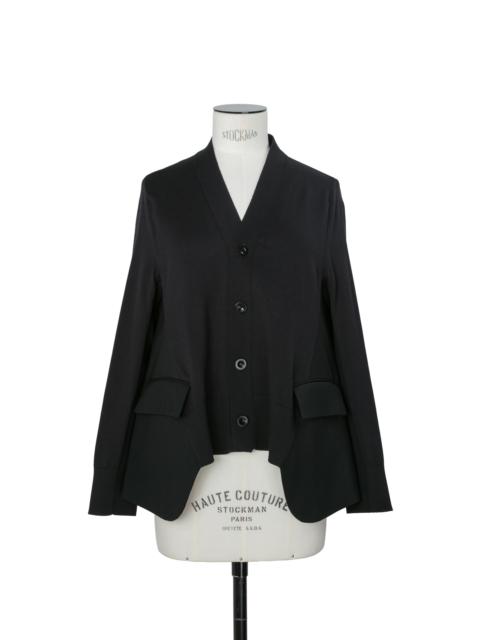 sacai Wool Suiting x Cotton Knit Cardigan
