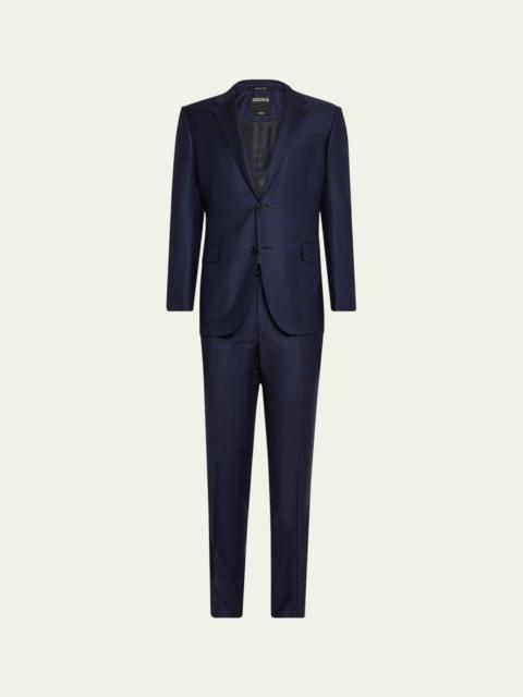 ZEGNA Men's Trofeo Tonal Plaid Suit