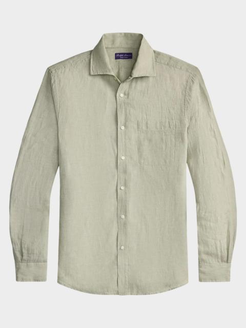 Ralph Lauren Men's Linen Chambray Button-Down Shirt