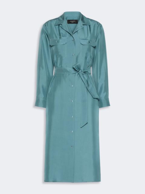 WEEKEND Max Mara EDILE Silk shirt dress - LIGHT BLUE