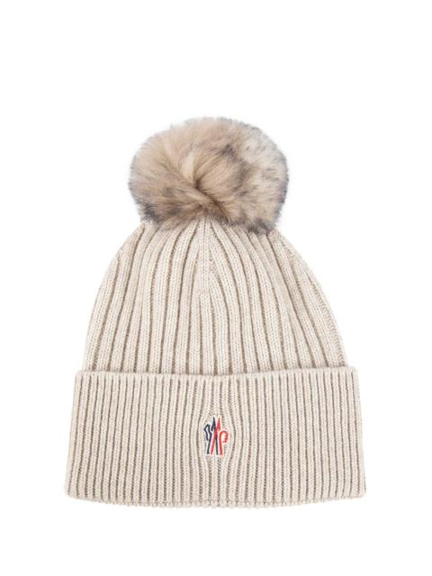 Moncler Grenoble Cashmere Beanie With Pom Pom