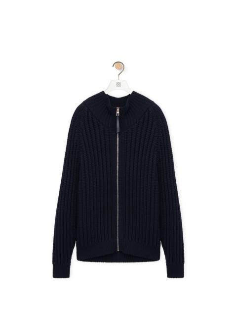 Loewe Zip-up cardigan in wool