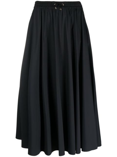 Herno mid-length flared skirt