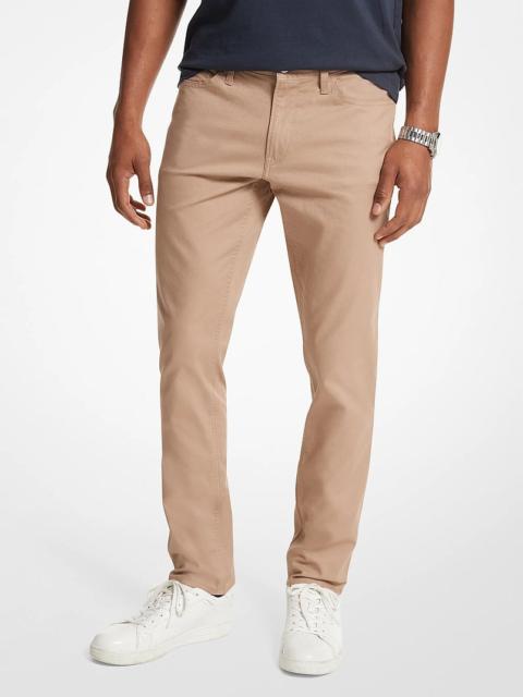 MICHAEL KORS Parker Slim-Fit Stretch-Twill Pants