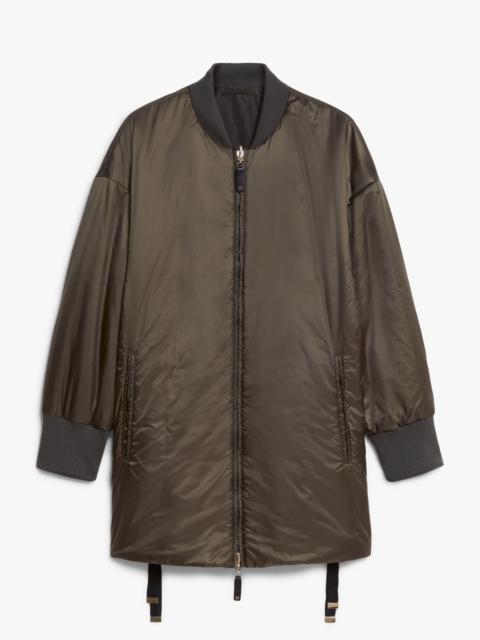 Max Mara GREENBO Reversible technical canvas bomber jacket