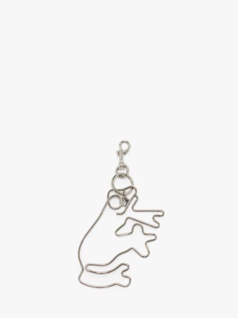 JW Anderson FROG OUTLINE KEYRING