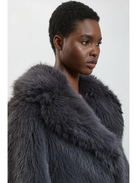 KAREN MILLEN Faux Fur Coat