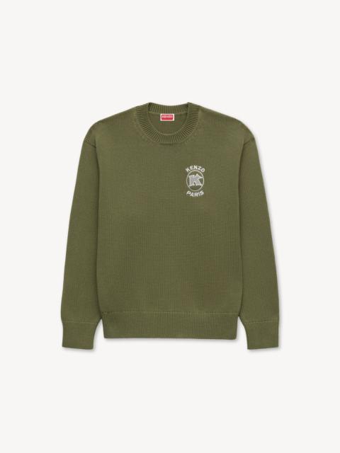 KENZO 'KENZO Paris Emblem' embroidered jumper in cotton