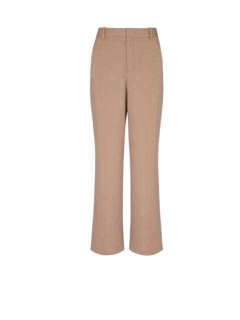 Grain de poudre wide-leg trousers