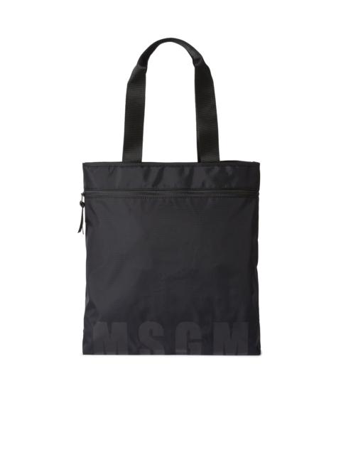 MSGM "Signature Iconic Nylon" Vertical tote bag