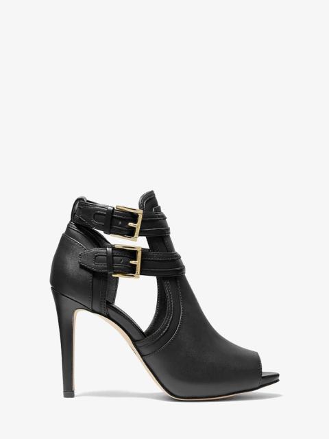 MICHAEL KORS Blaze Open-Toe Ankle Boot