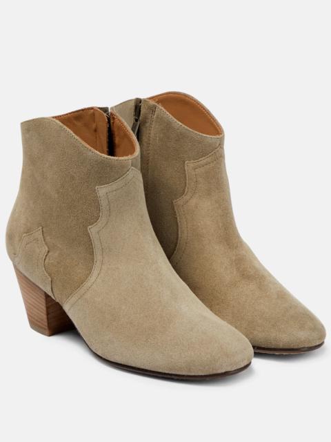 Dicker suede ankle boots