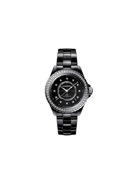 H6526 J12 ceramic, steel and 1.51ct diamond mechanical watch