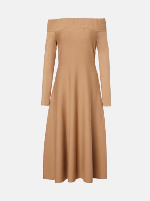 Ralph Lauren Abrillong cashmere-blend midi dress