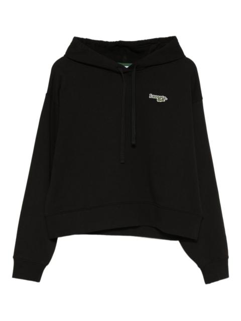 LACOSTE drawstring hooded hoodie