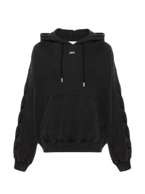 Logo cotton hoodie
