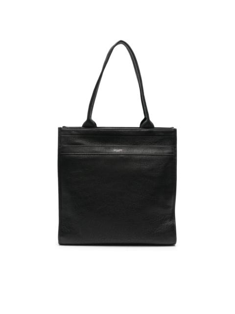 logo-print tote bag