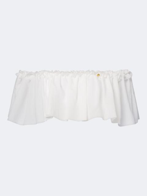 Balmain Off-shoulder crop top
