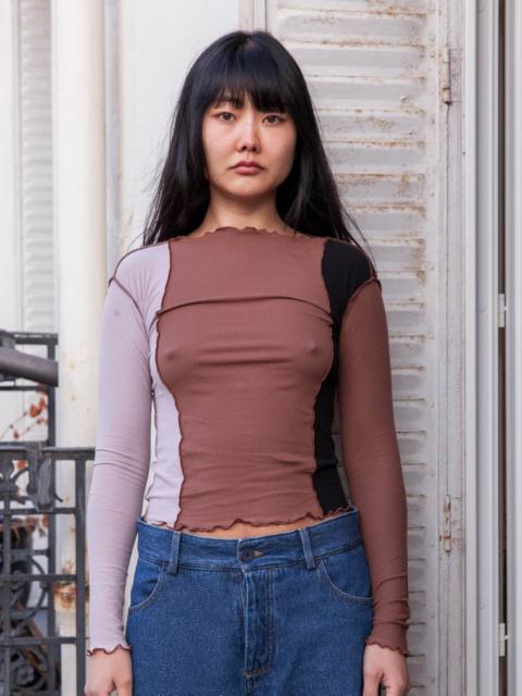 BASERANGE Ponere Long Sleeve Tee
                  - Fine Cotton Rib