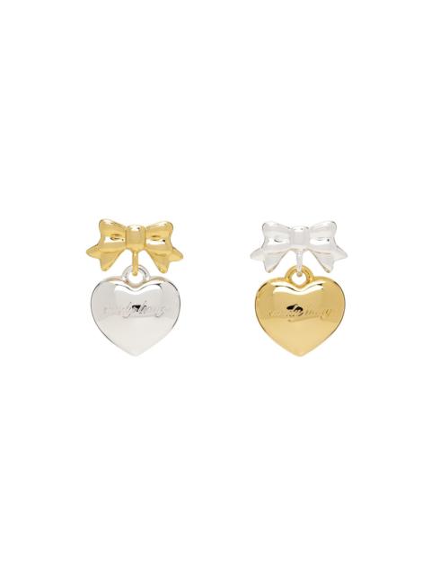 SANDY LIANG Silver & Gold Ballerina Earrings