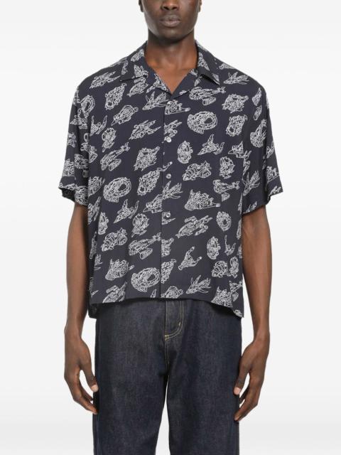 Moncler printed short-sleeve shirt