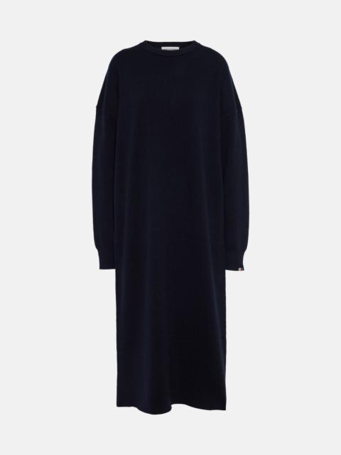 extreme cashmere N°106 Weird cashmere-blend maxi dress
