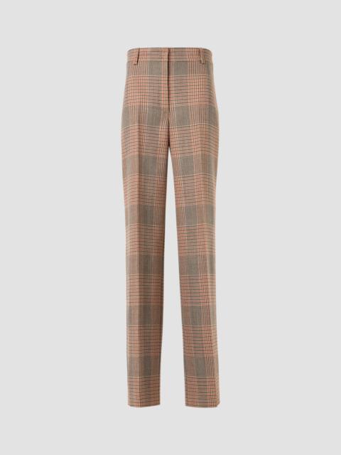 AKRIS Women's Chiaro Glen Check Virgin Wool-Blend Pants - Beige Mocca Orange