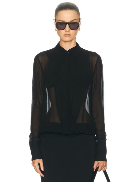 ÉTERNE Vivi Viscose Georgette Blouse