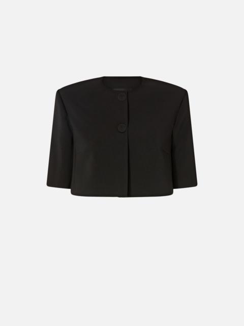 SPENCER JACKET WITH JEWEL BUTTONS