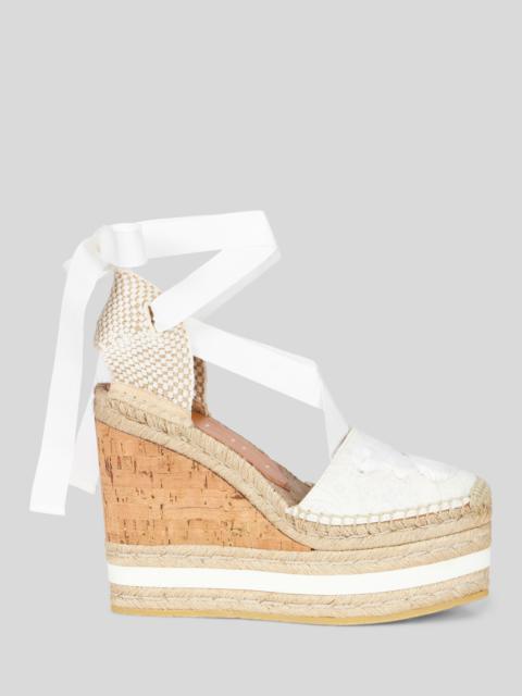 Etro PAISLEY WEDGE ESPADRILLES