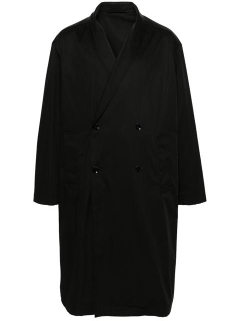 Lemaire double-breasted cotton trench coat