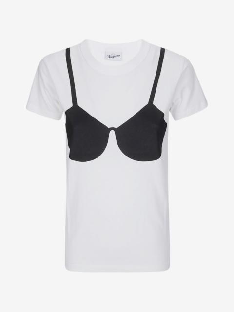 VAQUERA bra-print T-shirt