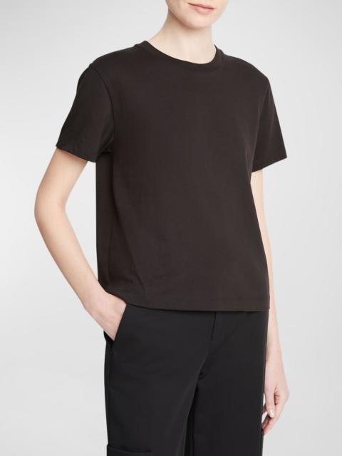 Vince Short-Sleeve Pima Cotton Crewneck T-Shirt
