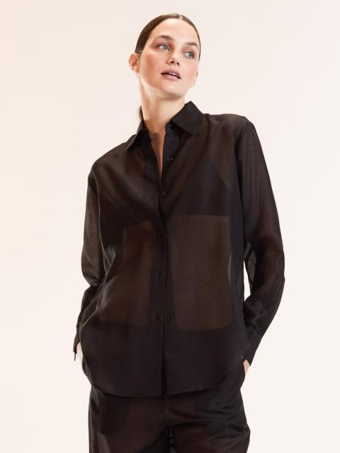 CYNTHIA ROWLEY Salina Sheer Shirt
