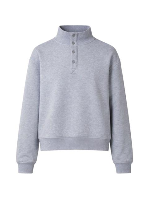 entire studios Port buttoned-collar cotton pullover