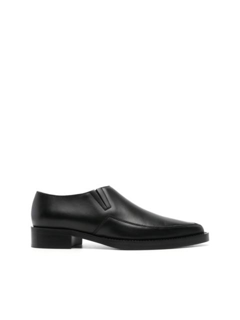 FABIANA FILIPPI pointed-toe leather loafers
