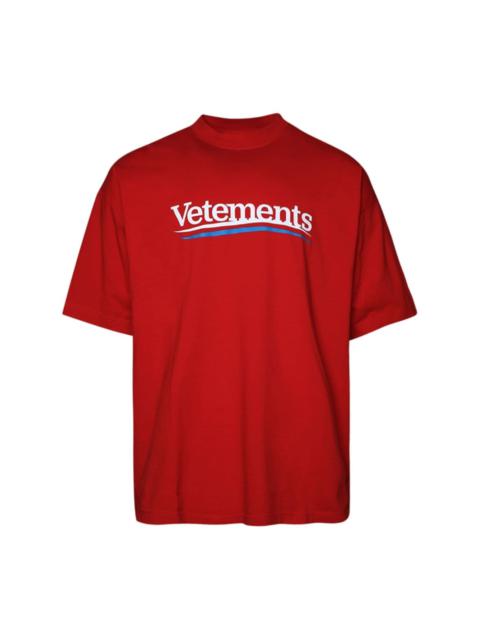 VETEMENTS Campaign logo-print T-shirt