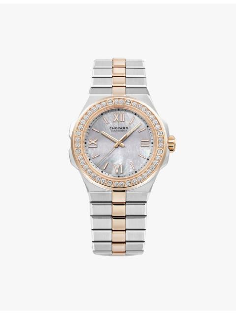 Chopard 298601-6002 Alpine Eagle automatic 18ct rose-gold, Lucent steel A223 and diamond watch