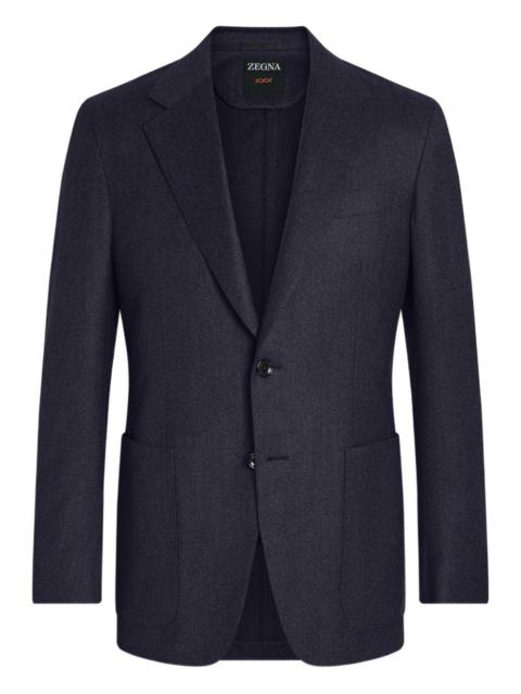 ZEGNA single-breasted wool blazer