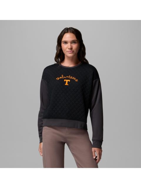Columbia Women's Collegiate Hart Mountain Quilted Crew - Tennessee