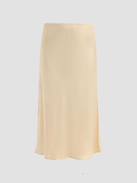 Vince Women's Satin Slip Skirt - Chamomile