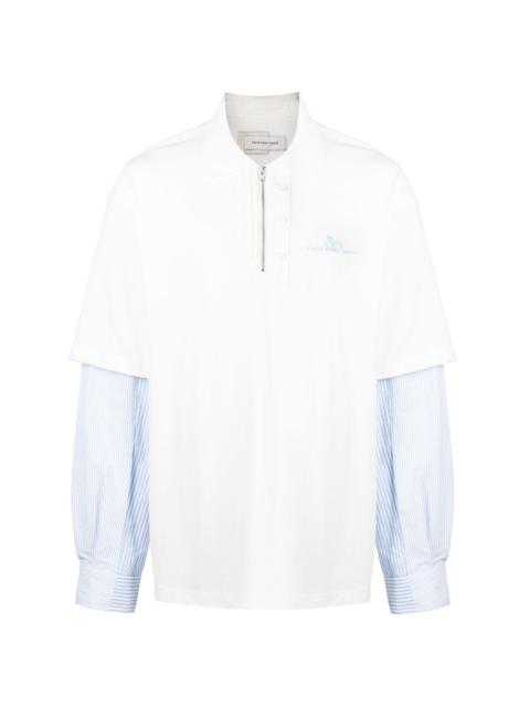 FENG CHEN WANG chest logo-print polo shirt