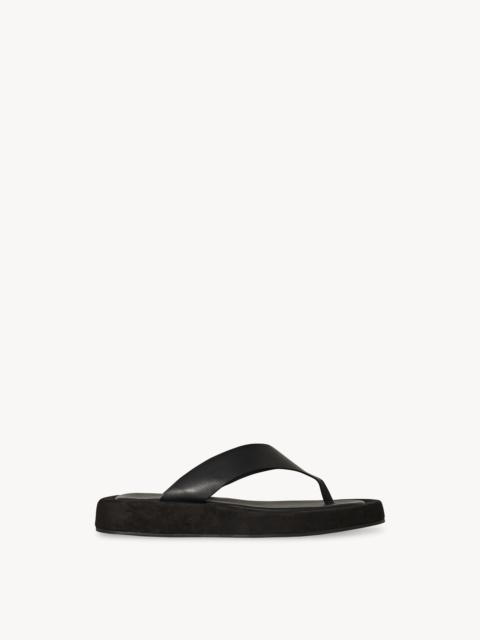 The Row Ginza Sandal in Leather