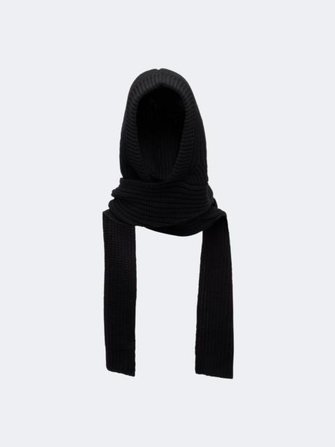 Moncler Ribbed-knit wool and cashmere hood