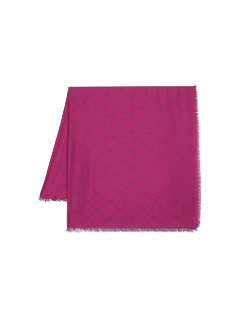 PINKO fringed-edge rectangular scarf