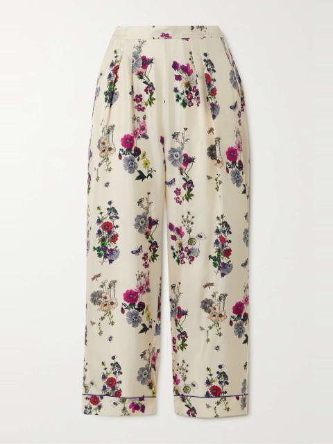 ERES Herbier Camomille floral-print silk-twill pyjama pants