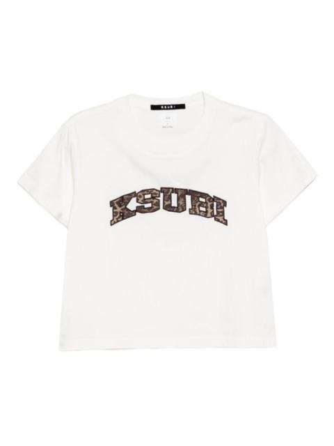 Ksubi logo-embroidered T-shirt